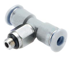 Pneufit M geçmeli bağlantı parçası, döner adaptör, tişört, R1/8, 6mm