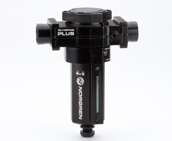 Olympian Plus genel amaçlı filtre, 3/4 PTF, 40μm, manuel tahliye, sıvı seviye göstergeli