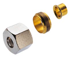 43 serisi sıkıştırma bağlantı parçaları dış somun, konnektör redüktörü, düz, 6mm, 4mm