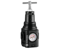 Aşırı sıcaklık uygulamaları için Excelon Plus basınç regülatörü, G3/8, 0,3-10 bar, entegre gösterge