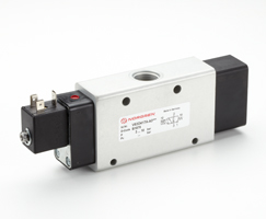 V63 serisi hat içi solenoid valf, G1/2, 3/2, NC, solenoid pilot / yay geri dönüşlü