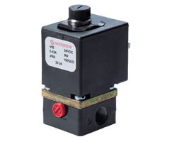 V05 serisi direkt etkili solenoid valf, G1/8, 3/2, NC, solenoid / yay dönüşlü