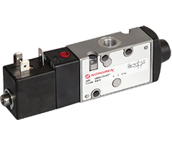 V61 serisi hat içi solenoid valf, G1/4, 3/2, NC, solenoid pilot / yay dönüşlü