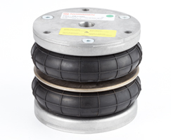 Hava körüğü, tek etkili, dişi montaj delikleri, 4-1/2