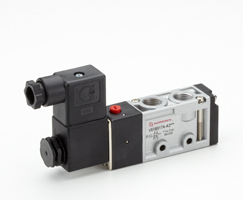 V51 serisi hat içi solenoid valf, G1/4, 5/2, solenoid pilot / yay geri dönüşlü