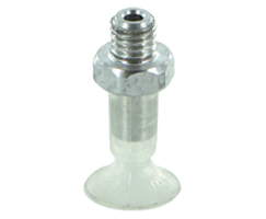 Düz vakum kabı, 10mm O/D, M5, silikon