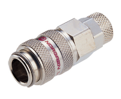 Tek kapatmalı çabuk açılan kaplinler, Kaplin itmeli bağlantı parçası, 6 mm