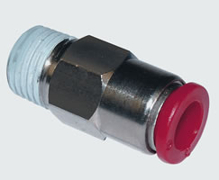 Pneufit C non-return valve, straight, R1/8, 4mm