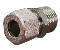 43 serisi sıkıştırma bağlantı parçaları dış somun, adaptör, düz, G1, 22mm