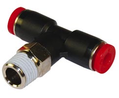Pneufit C geçmeli bağlantı parçası, döner adaptör, tişört, R1/8, 12 mm