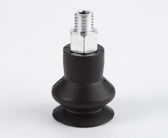Tek körüklü vakum kabı, 15mm O/D, M5, nitril kauçuk