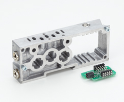 VS18 serisi ada genişletme kiti, tek istasyon, 6 mm PIF, D-sub konnektörler ve fieldbus