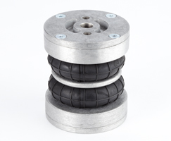 Hava körüğü, tek etkili, dişi montaj delikleri, 2-3/4