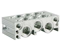 V61 fixed length manifold, two stations