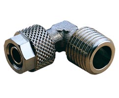 24 serisi geçmeli bağlantı parçası, adaptör, dirsek, R1/4, 8mm/6mm