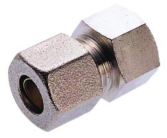 43 serisi sıkıştırma bağlantı parçaları dış somun, dişi adaptör, düz, G1/4, 10mm