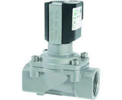 Zorunlu kaldırmalı, doğrudan solenoidle çalıştırılan diyaframlı valf, G1-1/4, 2/2, NC, solenoid pilot / solenoid pilot