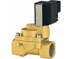 Dolaylı solenoidle çalıştırılan pistonlu valf, G1-1/4, 2/2, NC, solenoid pilot / solenoid pilot