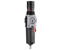 Excelon Plus filtre/regülatör, 1/2 NPT, 5 µm, 0,3-4 bar, otomatik tahliye, göstergesiz