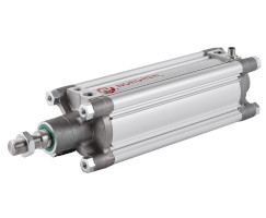 ISOLine profilli, konum sensörlü çift etkili silindir, 125 mm çap, 500 mm strok