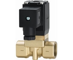 Zorunlu kaldırmalı, doğrudan solenoidle çalıştırılan diyaframlı valf, G1/2, 2/2, NC, solenoid pilot / solenoid pilot