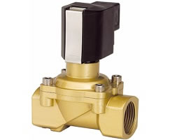 Zorunlu kaldırmalı, doğrudan solenoidle çalıştırılan diyaframlı valf, G1, 2/2, NC, solenoid pilot / solenoid pilot