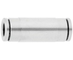 Pneufit 10 geçmeli bağlantı parçası, rakor, düz, 4 mm