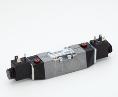 ISO Star solenoid valfı ISO 1, 5/3, COE, solenoid pilot / solenoid pilot