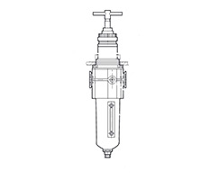 Excelon filtre/regülatör, G1/2, 40 µm, 0,7-17 bar, otomatik tahliye, göstergesiz