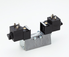 ISO Star solenoid valfı ISO 1, 5/3, COE, solenoid pilot / solenoid pilot