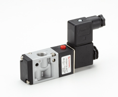 V51 serisi hat içi solenoid valf, G1/4, 3/2, NC, solenoid pilot / yay geri dönüşlü