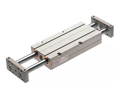 Kızak ünitesi, çift etkili, 25 mm çap, 100 mm strok