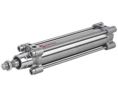 ISOLine rot kolu çift etkili paslanmaz çelik silindir, 50 mm çap, 250 mm strok