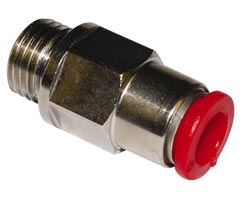 Pneufit C kendinden contalı bağlantı elemanı, adaptör, düz, G3/8, 10mm