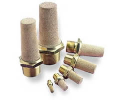 Quietaire sintered bronze silencer, G1/4