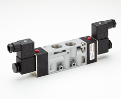 V53 serisi hat içi solenoid valf, G1/2, 5/2, solenoid pilot / solenoid pilot