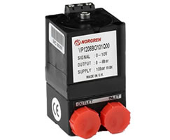 VP12 serisi minyatür oransal basınç kontrol vanası, G1/8, 0-6 bar, 0-10 V