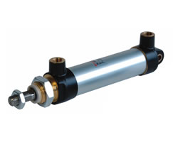 Roundline çift etkili silindir, 10 mm çap, 15 mm strok