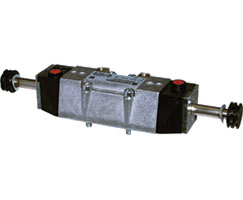 ISO Star solenoid valfı ISO 2, 5/2, solenoid pilot / solenoid pilot