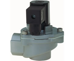 Dolaylı solenoidle çalıştırılan toz filtre valfi, 1 NPT, 2/2, NC, solenoid pilot / solenoid pilot
