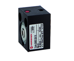 Sıkıştırma tek etkili silindir, 20 mm çap, 4 mm strok