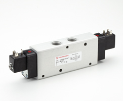 V63 serisi hat içi solenoid valf, G1/2, 5/2, solenoid pilot / solenoid pilot