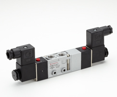 V51 serisi hat içi solenoid valf, G1/4, 5/3, COE, solenoid pilot / solenoid pilot
