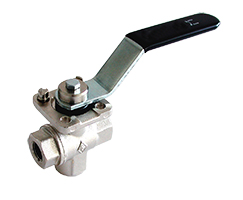 3 yollu küresel vana, 3 yollu tam geçişli, Rp1/4