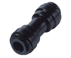 Pneufit D asetal geçmeli bağlantı parçası, rakor, düz, 4 mm