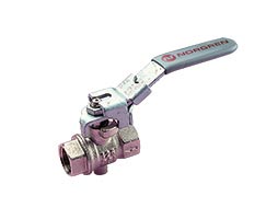 Kilitlenebilir egzoz küresel vanası, tam geçişli, dişi/dişi, G3/4