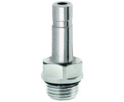 Pneufit 10 geçmeli bağlantı parçası, gövde adaptörü, düz, G1/4, 6mm