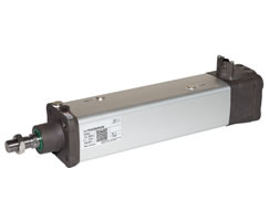 Cleanline silindir (valfsiz), 80 mm çap, 200 mm strok, ayarlanabilir manyetik anahtar konumlu