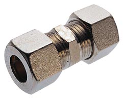 43 serisi sıkıştırma bağlantı parçaları dış somun, konnektör, düz, 18 mm
