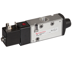 V61 serisi hat içi solenoid valf, G1/4, 3/2, NC, solenoid pilot / yay dönüşlü